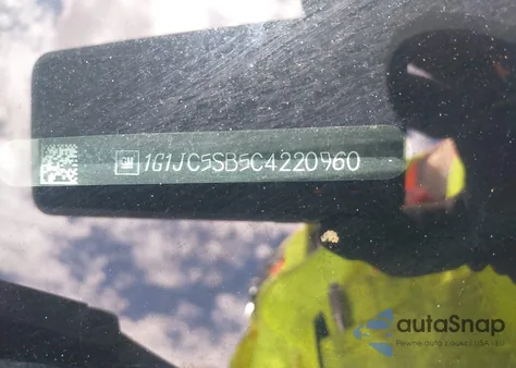 2012 Chevrolet Sonic 2Lt z USA, uszkodzony, nr VIN 1G1JC5SB5C4220960